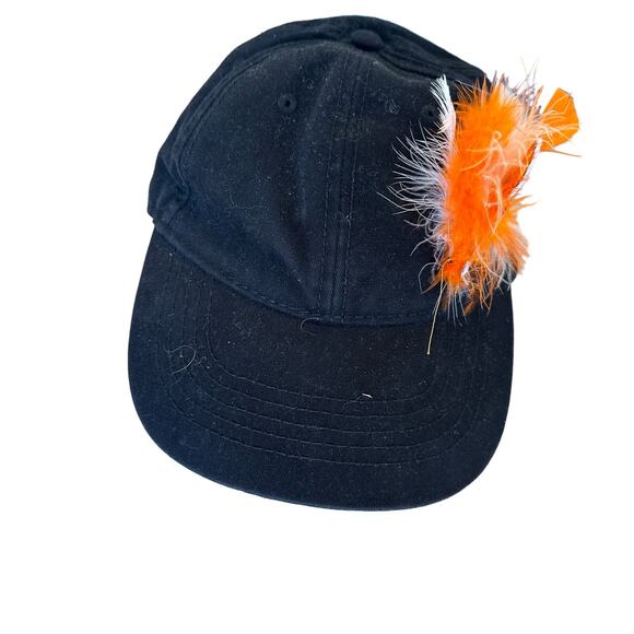 Martini Baseball Cap Upcycled One of a Kind Pickleball Black Cotton Cocktail - Picture 2 of 6